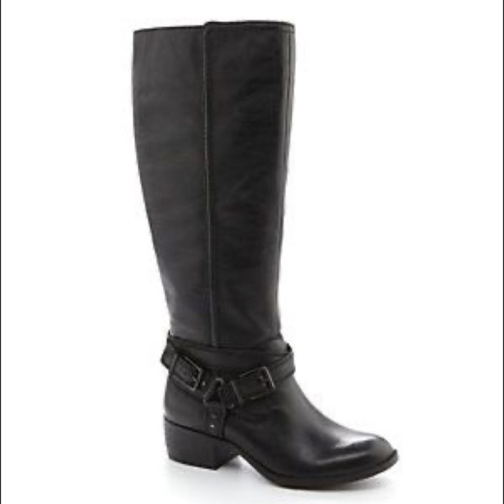 Gianni Bini Moto Belted Riding Boots